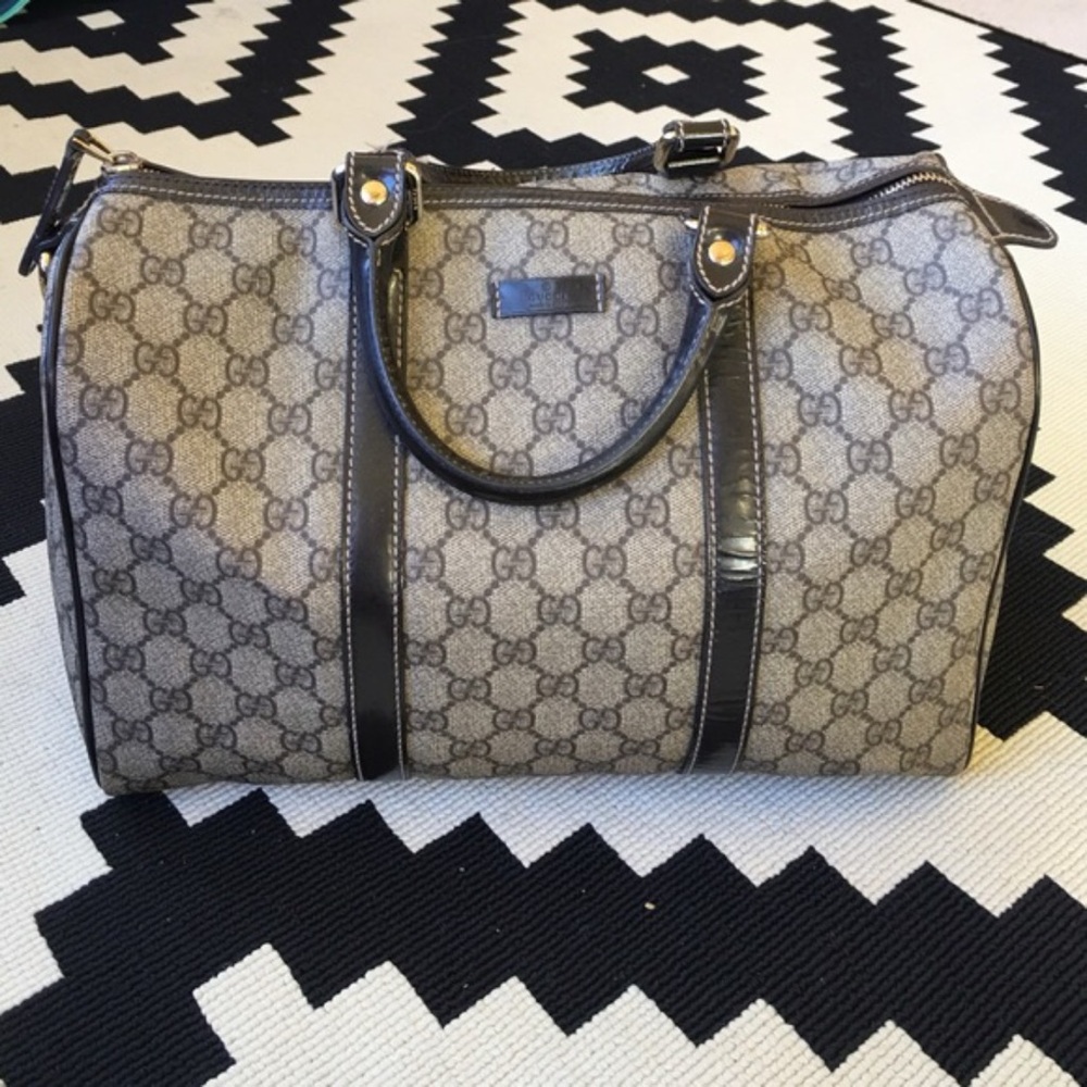 Gucci Monogram Duffel Bag